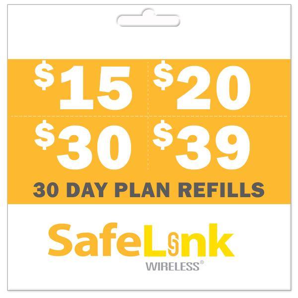 SafeLink Wireless Monthly Plan Refill PrePaid Phone Zone