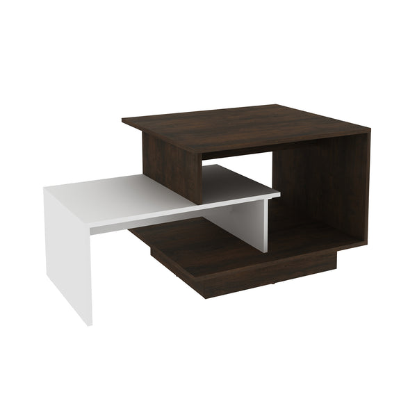 MC2233 COFFEE TABLE/CENTER TABLE WHITE BROWN