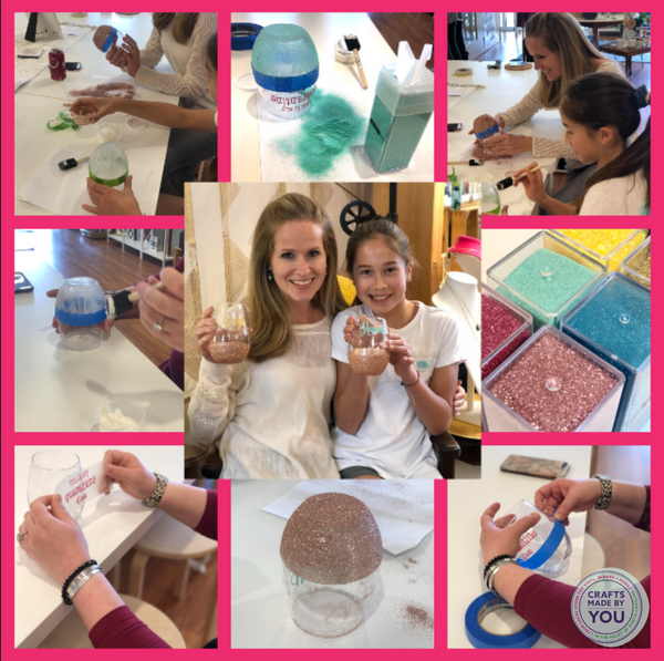 Glitter Stemless Workshop- Crafts Made by You 