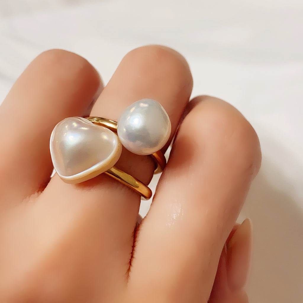 coeur pearl ring/ リング 指輪 / マベパール 一点もの | www