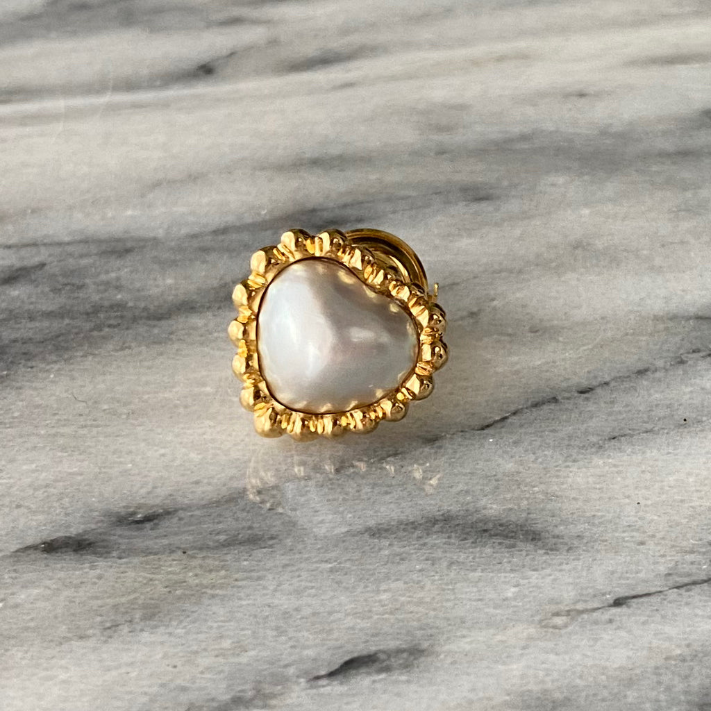 最安値で coeur 天然マベパールリング6.1gサイズ15 pearl ring/ リング