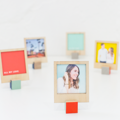 DIY Wooden Polaroid Gift Set - the best DIY Christmas gift ideas