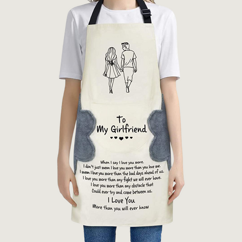 Engraved Kitchen Cooking Aprons for great christmas gifts for girlfriend