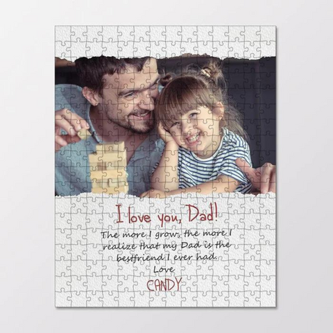 I Love You Dad Jigsaw Puzzles - heartfelt push gift ideas for new dads