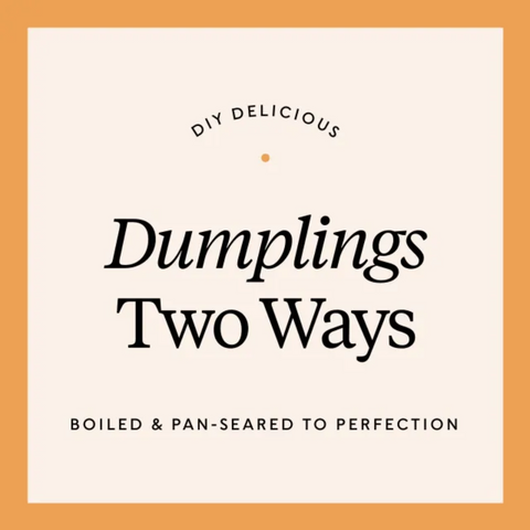 Dumplings Cooking Class - thoughtful gift ideas