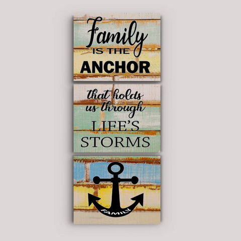 Family is the Anchor Sign - a great wall decor