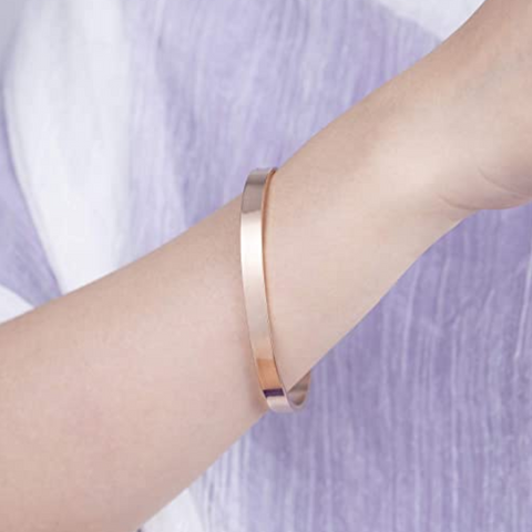 Not Sisters by Blood But Sisters by Heart Bangle - great Christmas gifts