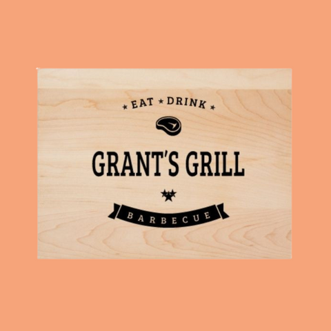 Personalized BBQ Cutting Board - gift ideas for Christmas