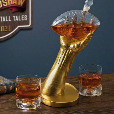 Touchdown Football Decanter Set - Christmas gift ideas