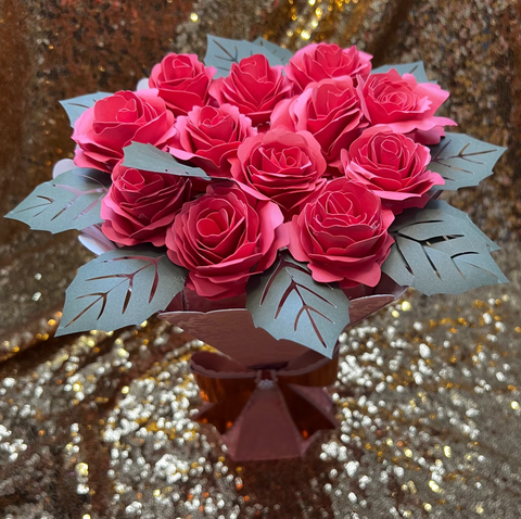 Paper Flower Bouquet makes great gifts for 1 year anniversary