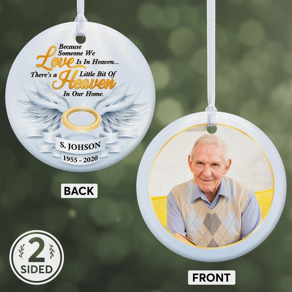 The image of your grandpa is an important part of your life, even though he was in heaven. If you’re missing your grandpa, pay tribute to him with this personalized memorial ornament on this fathers day. Simply add his picture to create a meaningful keepsake to say “happy fathers day in heaven, grandpa”. How a meaningful gift it is!