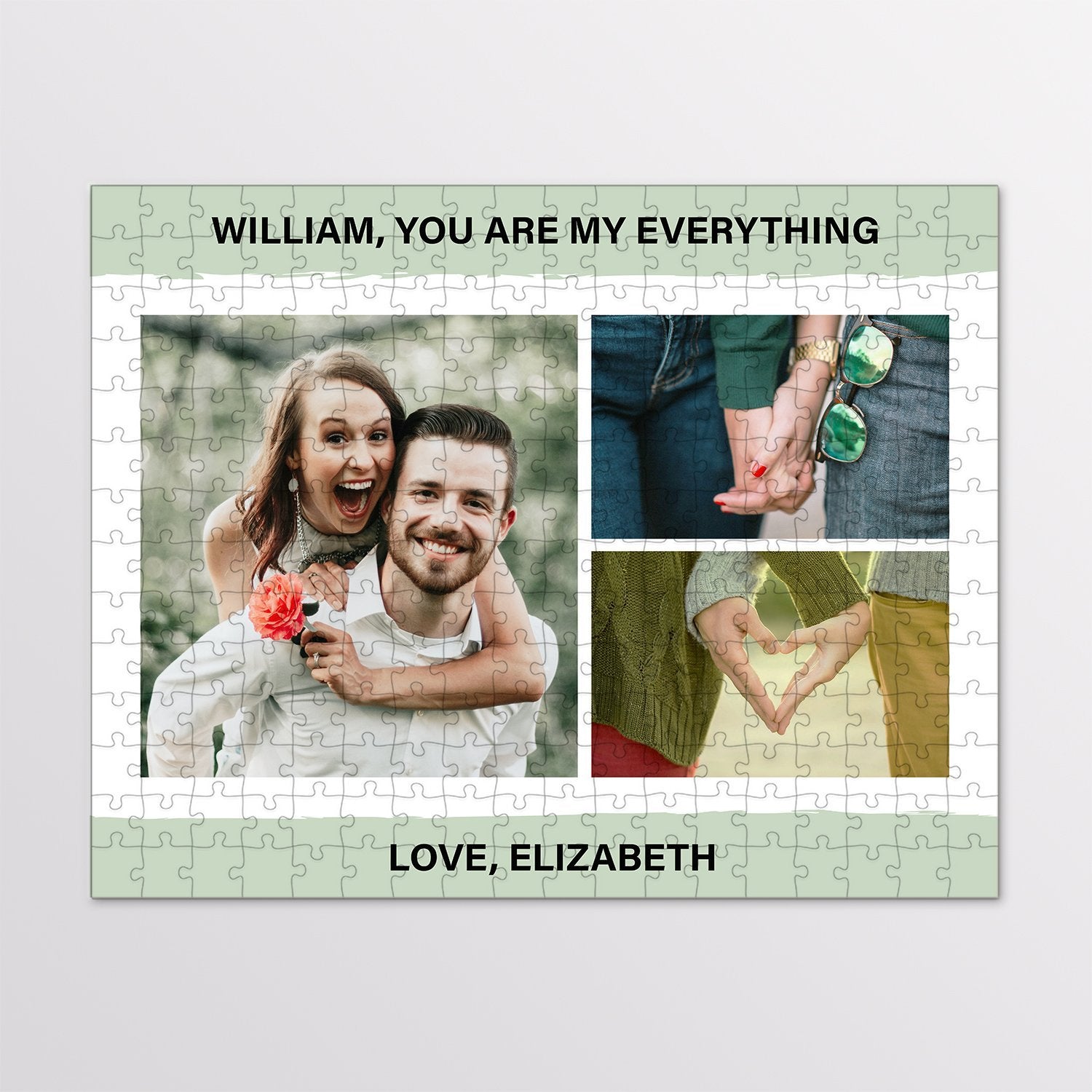 Custom Photo Jigsaw Puzzles That Customized With Name And Text 