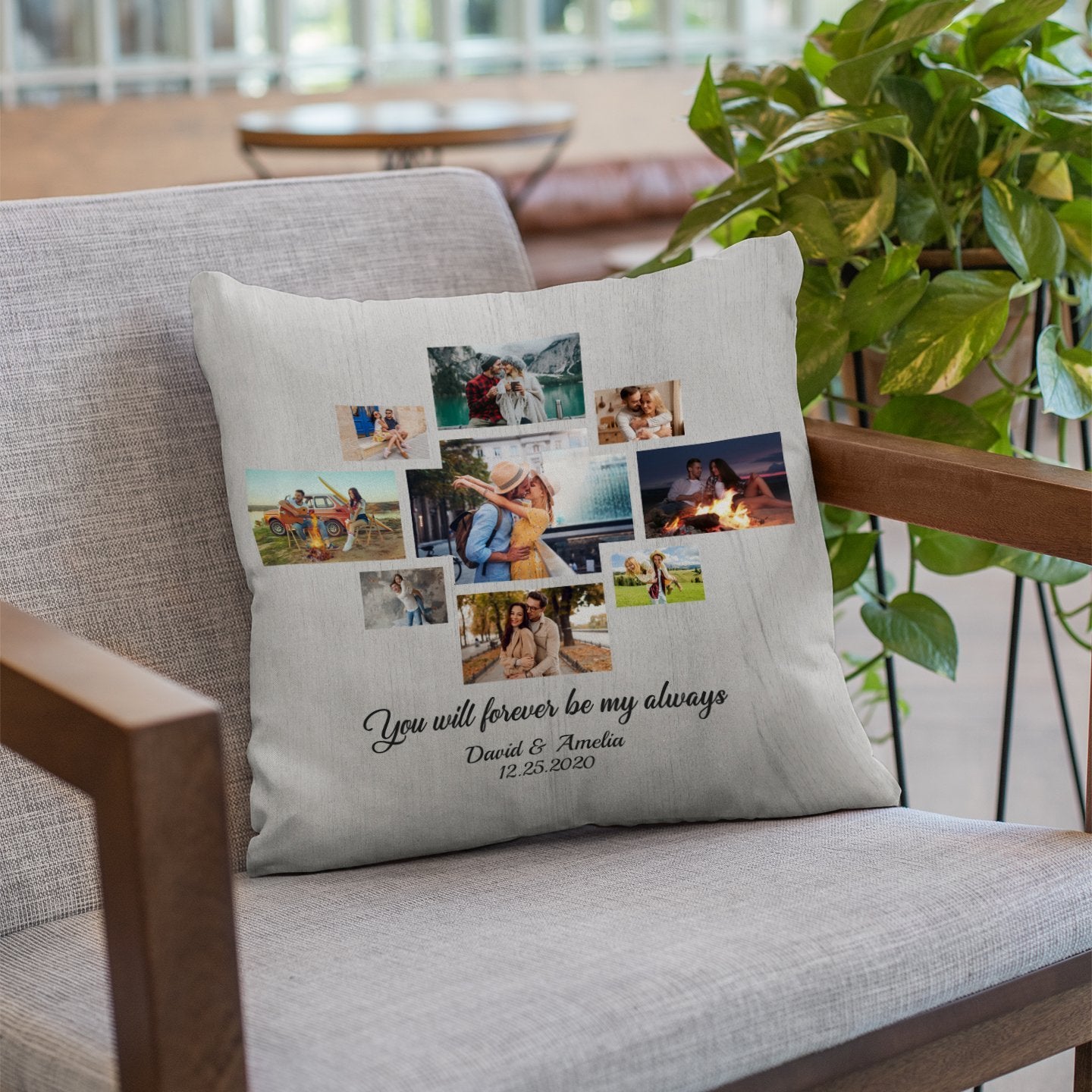 Custom Picture Pillow Personalized Photo Collage Customizable Pillows 