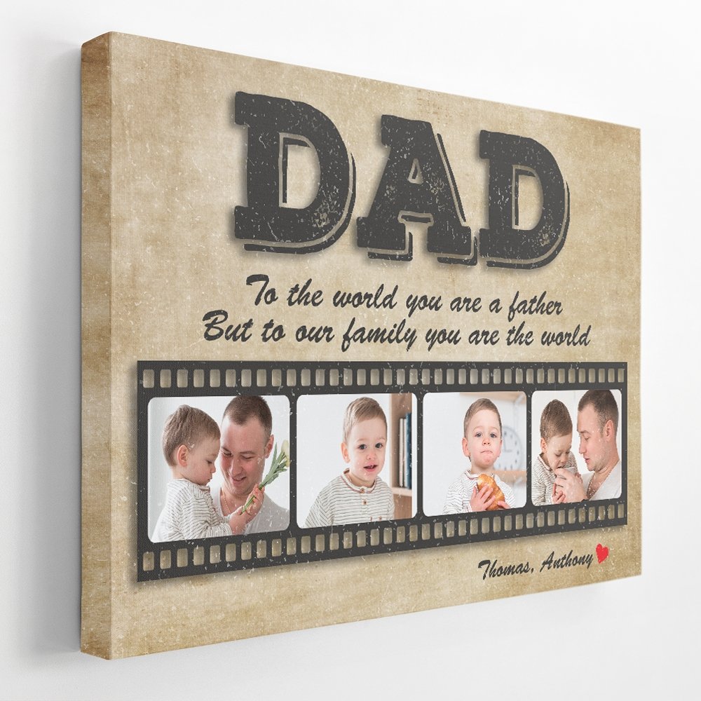 New Dad Gift Ideas 1st Father's Day Gift From Baby - Oh Canvas