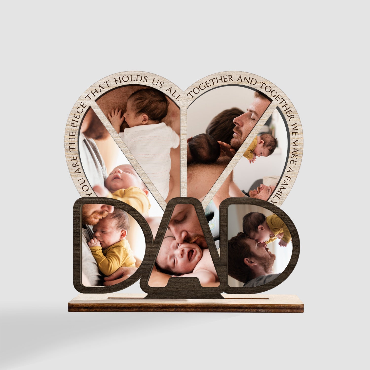 Personalized Wooden Plaque With Family Name And Photo – Canvasgiftco