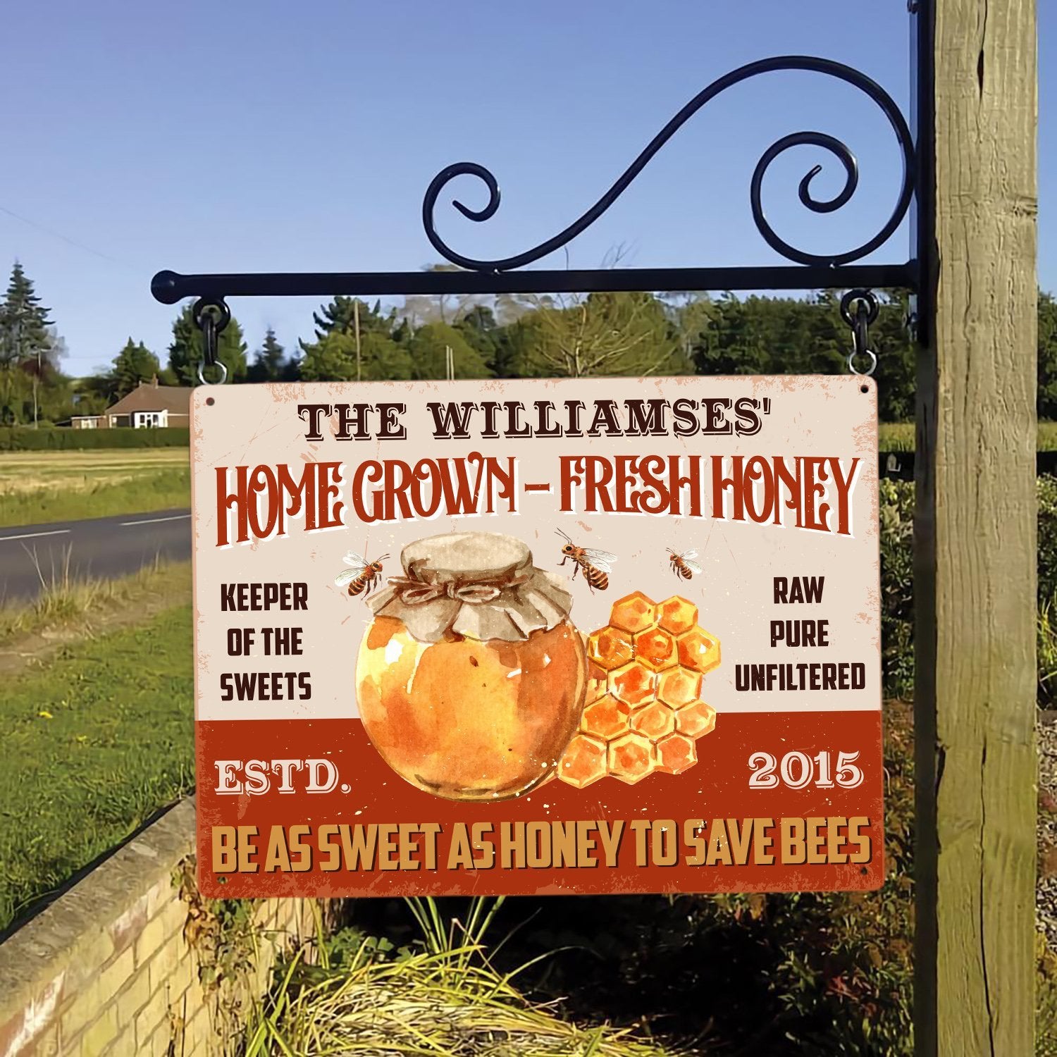 Farm Fresh local honey bee decor for the home – Backyard Dahlia