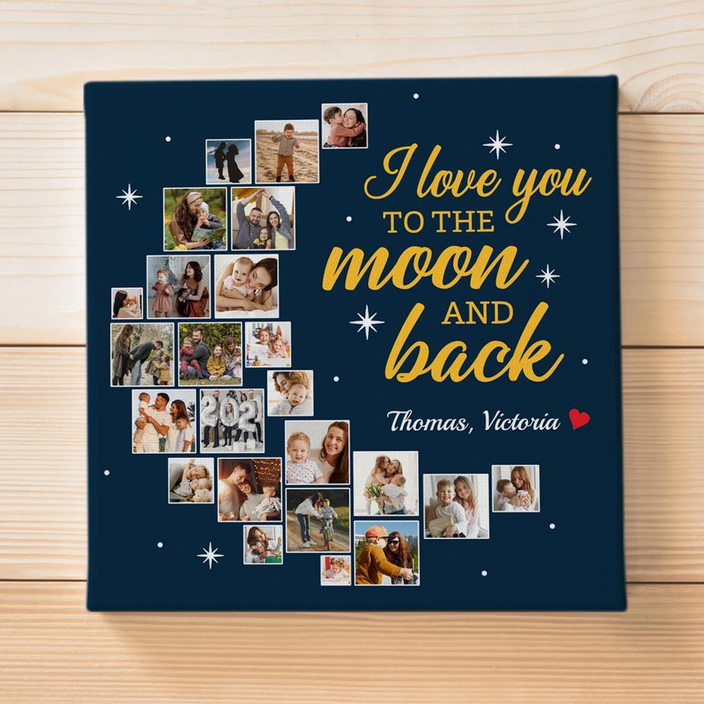 If you’re the kind of person who loves to save memories in photos, multi-picture artwork is exactly what you need. It gathers your family photos together in one place and helps to bring life to your stark wall, what’s more, it will make you feel the family love that always surrounds you. 