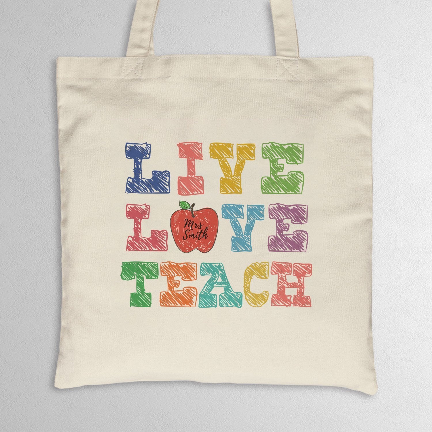 Personalized Bag Custom Name Tote - Teeholly