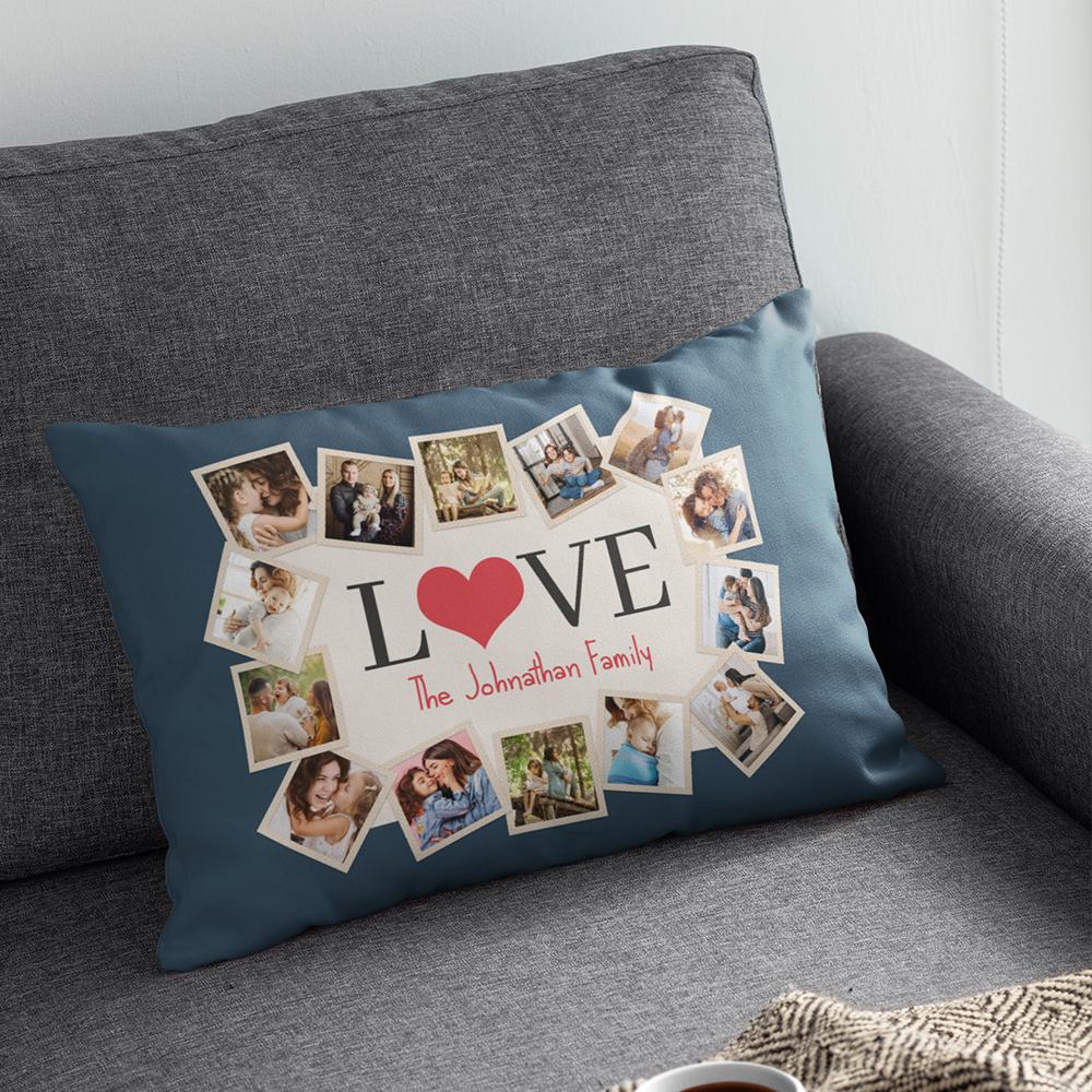 Your grandparents love to display your Family Name in the house. Then, this Personalized Pillow would be a great choice for a grandparents gift. It’ll not only decorate their sofa but also keep their loving memories alive. Seeing the Family Name and family member’s faces would make your grandparents very happy.