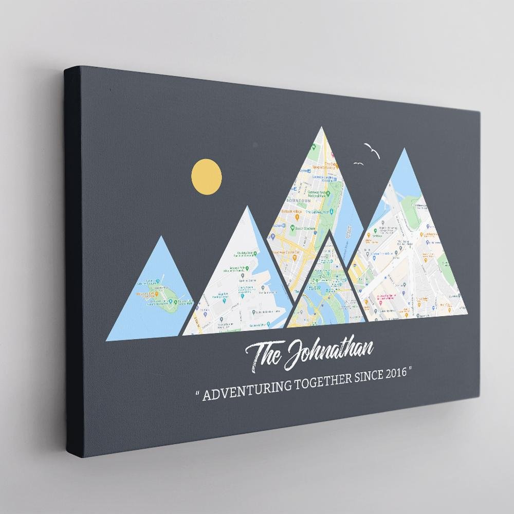 Your grandparents traveled around the world when they were young. Then, a Personalized Travel Memories Map Print would be the best gift for them. They will be very touched to see the places that they have explored. You can also add your family name, and quote of your choice printed on it.