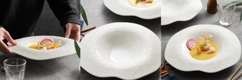 Restaurant Irregular Ceramic Plate
