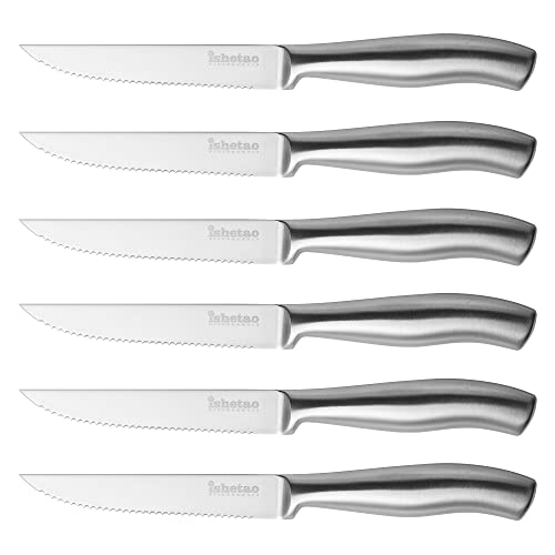 Victorinox Forschner 6-Piece 4.5 Serrated Steak Knife Set, Round