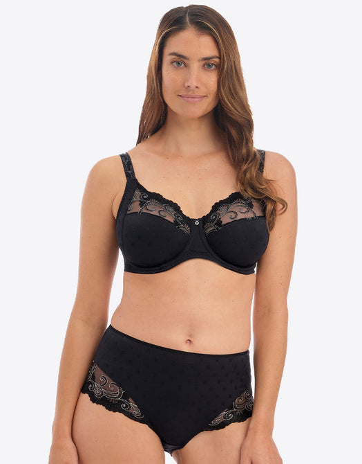 Freya Expression Bra California Gold Size 32F High Apex Full Cup Lace 5494