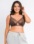 Curvy Kate Get Up and Chill Bralette Cocoa
