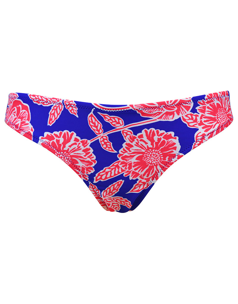 Pour Moi Heatwave Bikini Brief Tropicana Red Blue – Brastop US