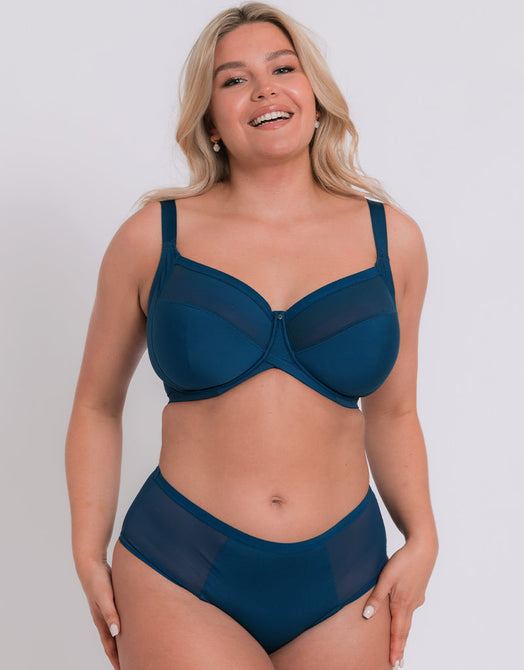 Curvy Kate Centre Stage Full Plunge Side Support Bra Latte