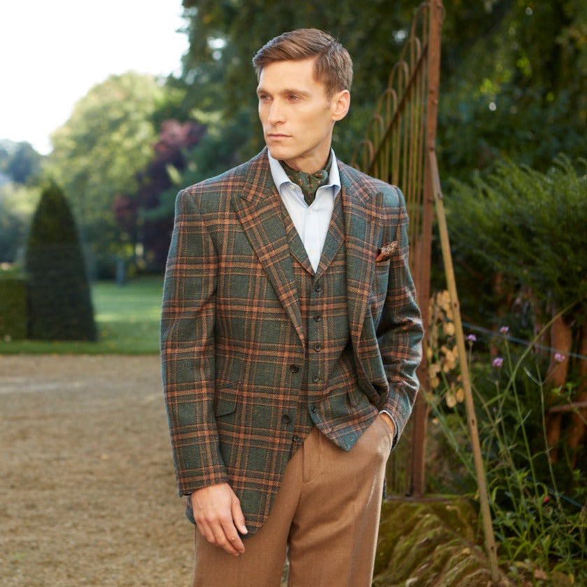 Ede & Ravenscroft - Ede & Ravenscroft | Faulkner Check Tweed Jacket ...