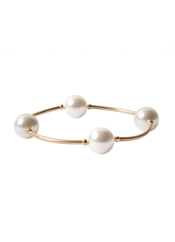 Blessing Bracelet Classic Pearl Stack - Larger Bead – Details Direct