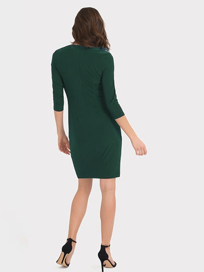 emerald green shift dress