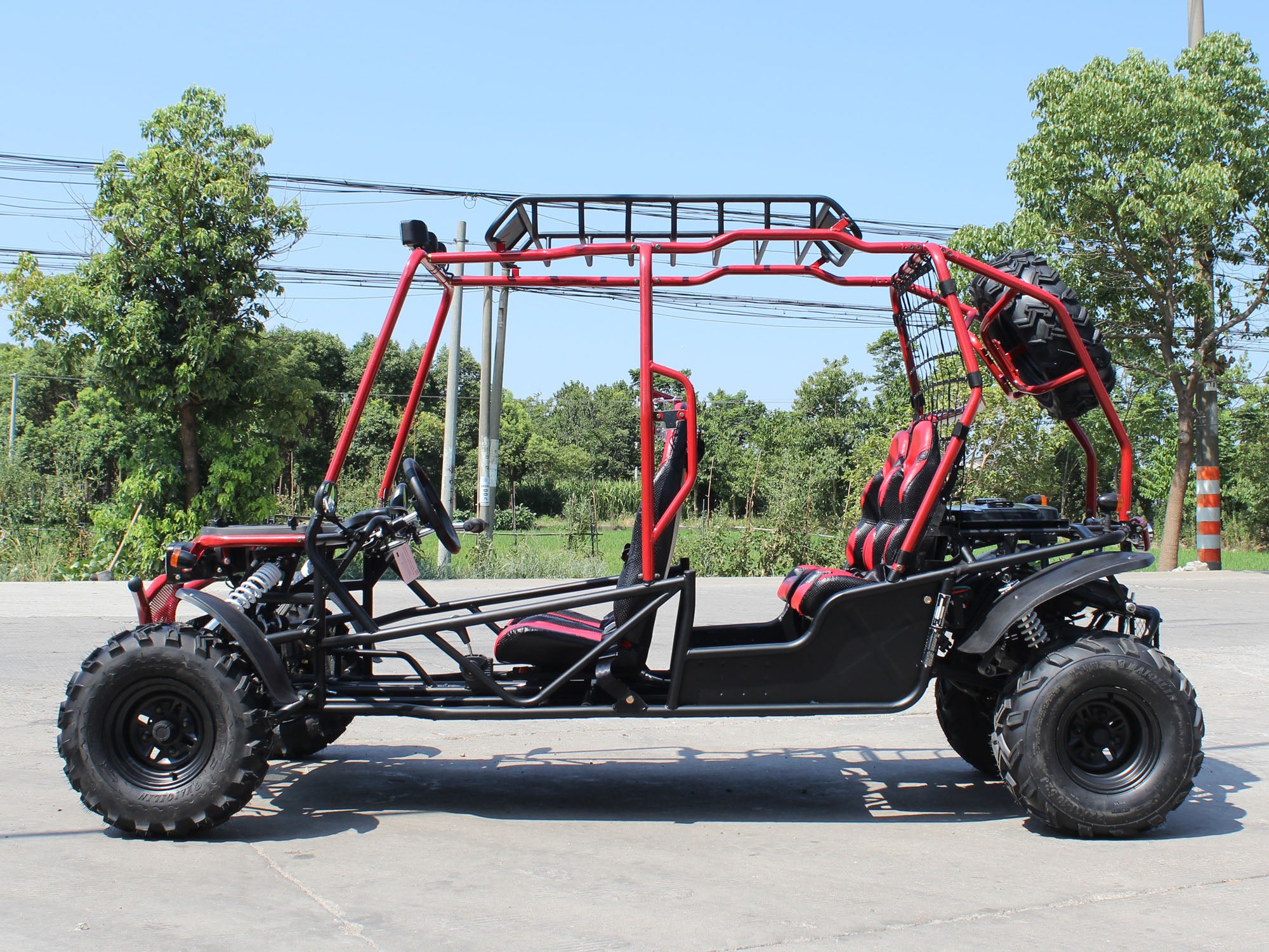 Dongfang Hummer Df200gkg 4 Adult Go Kart Buggy Gka 4 Seater Big Bor Bdx Performance 