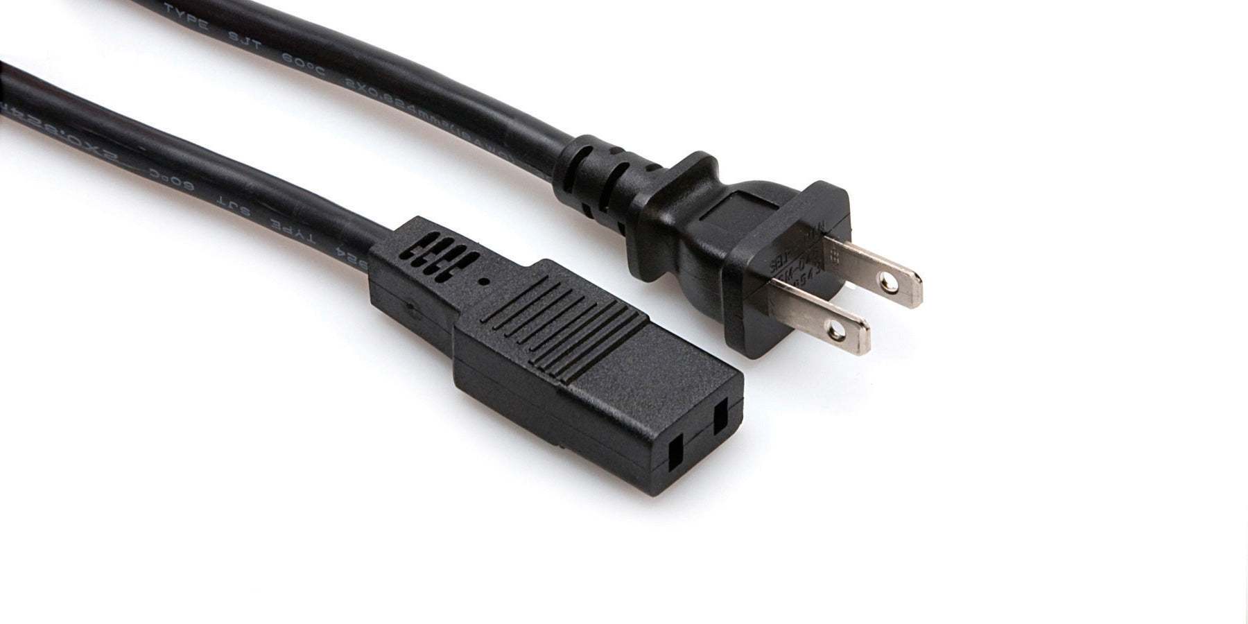 Hosa PWC-178 Power Cord, IEC C9 to NEMA 1-15P, 8 ft