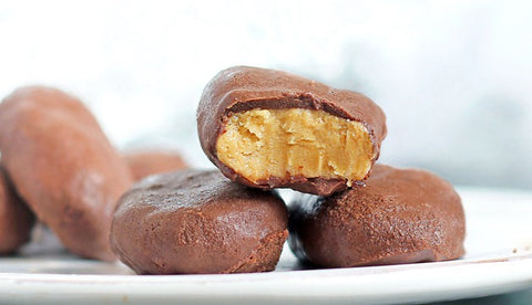 Final Product Copycat Healthy Reeses Peanut Butter Eggs