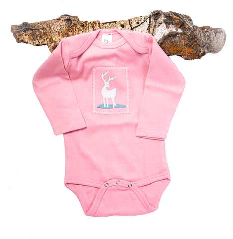 Light Pink Deer Woodland Grow-With-Me Baby Jumpsuit - 3 - 12 Months – Le  Prix Fashion & Consulting