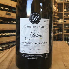 Muscadet Sevre et Maine Sur Lie Goulaine 2012 Domaine David