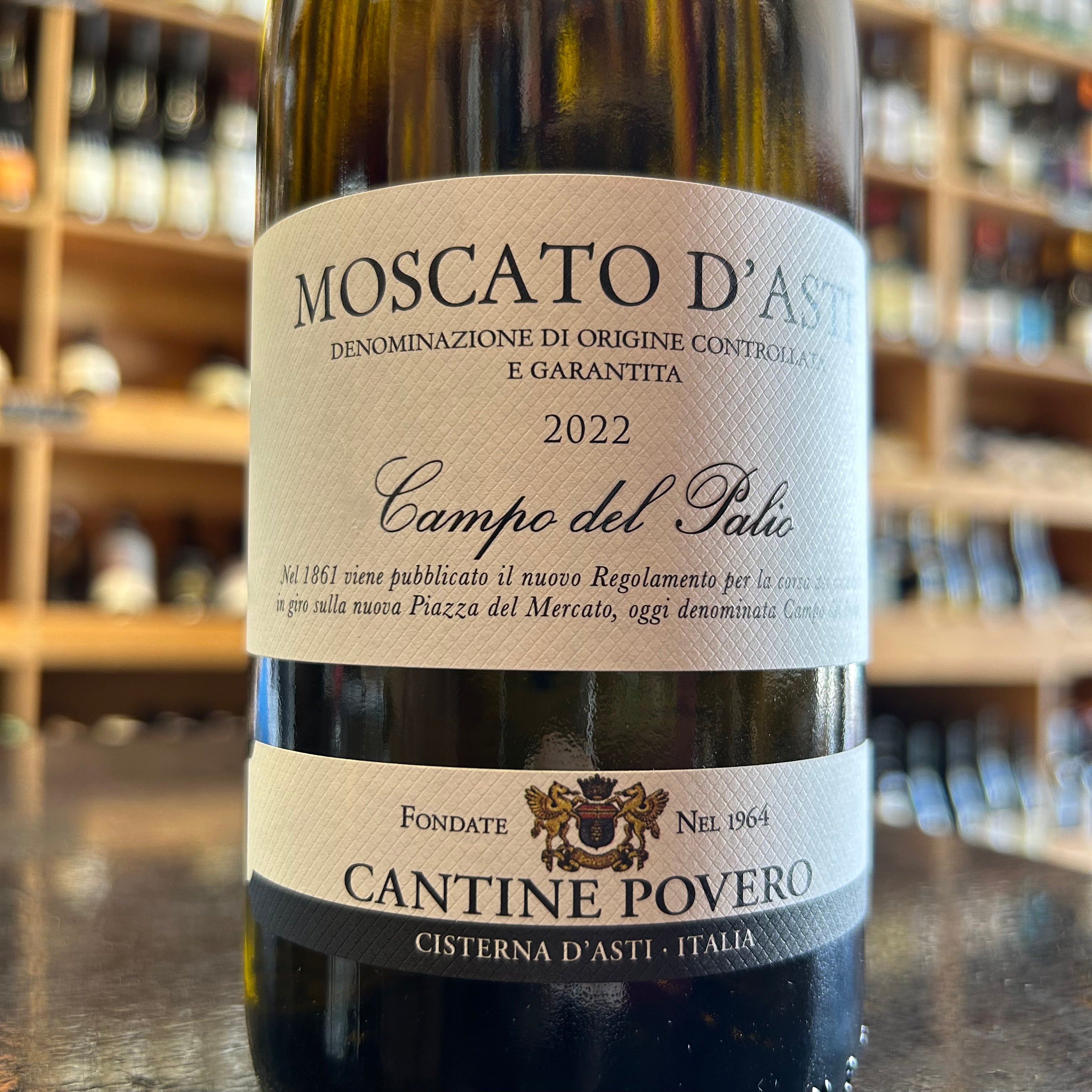 Cantine Povero Campo del Palio Moscato D'Asti 2022 | Butler's Wine Cellar