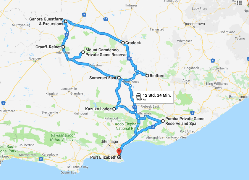 Südafrika-Route