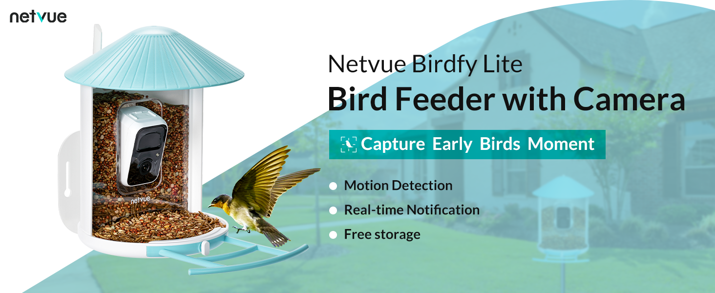 Netvue Solar Panel for Birdfy Bird Feeder Camera- Type C – netvue