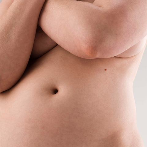 photo of a woman's bare stomach