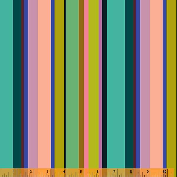 Color Wheel by Annabel Wrigley - Stripe in Multi — Fabric Spark