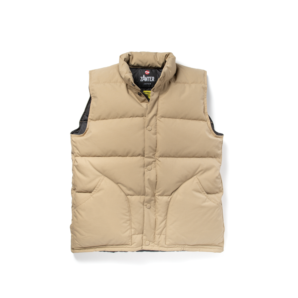 ZANTER JAPAN ザンター ジャパン BLOCK VEST チャコール-