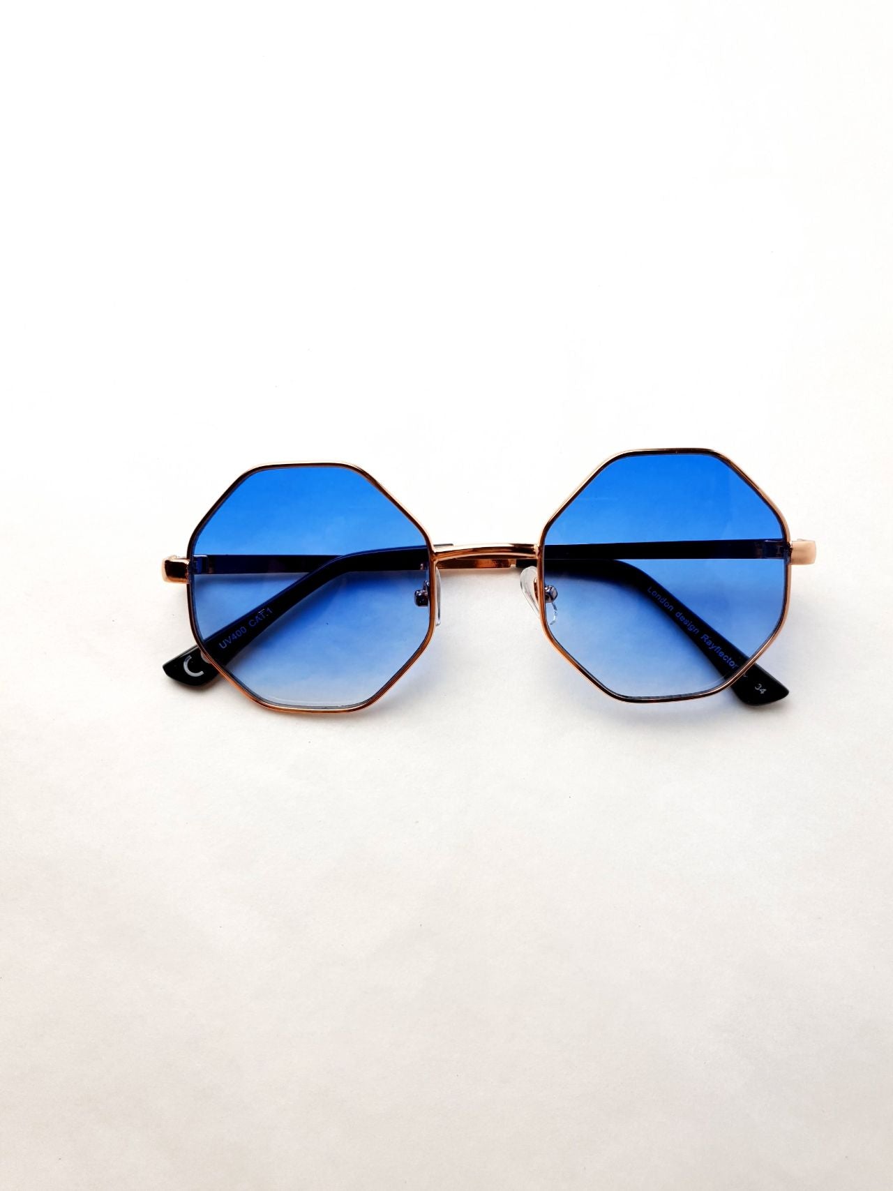 Gafas Octágono Azul – La Mona Checa