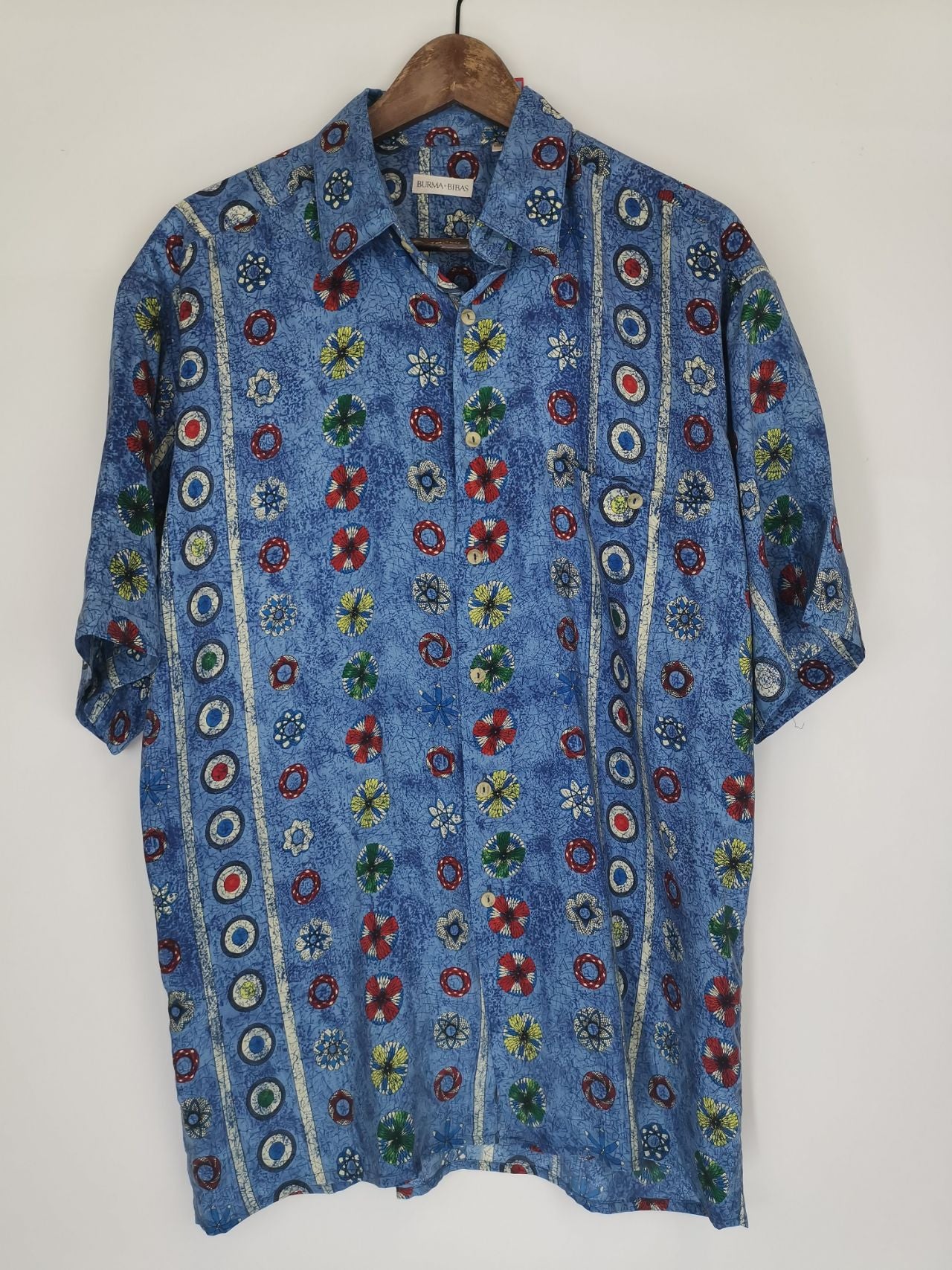Camisa de Seda Deep Blue Sea / Talla L
