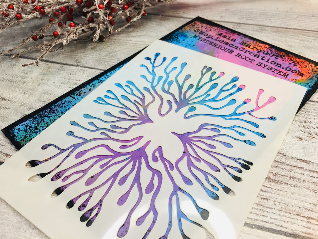Mandala Stencil Design 4 on Reusable Mylar – Professional Artwork