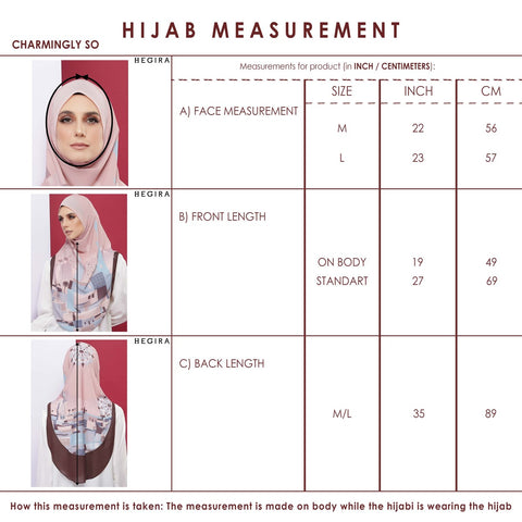 SIZE GUIDE CHARMINGLY-SO