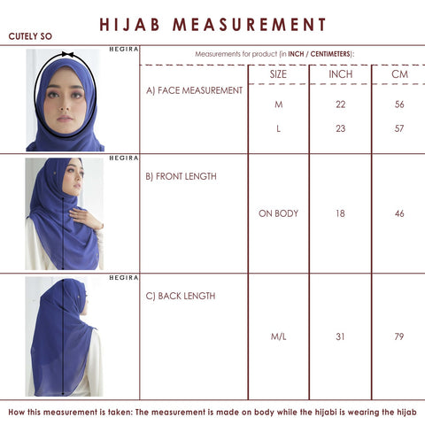 SIZE GUIDE CUTELY-SO