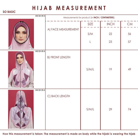 SIZE GUIDE SO-BASIC